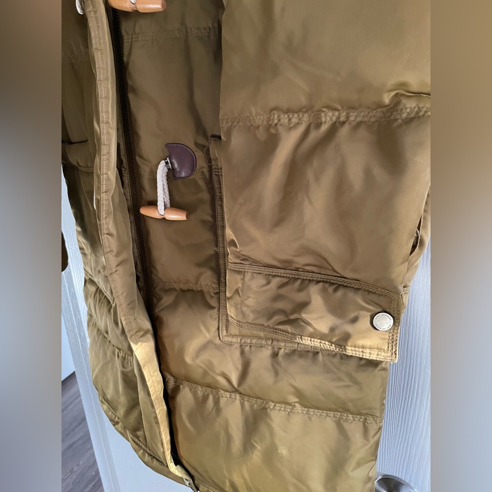 Women's Mustard Parka Coat - Picture 8 of 12